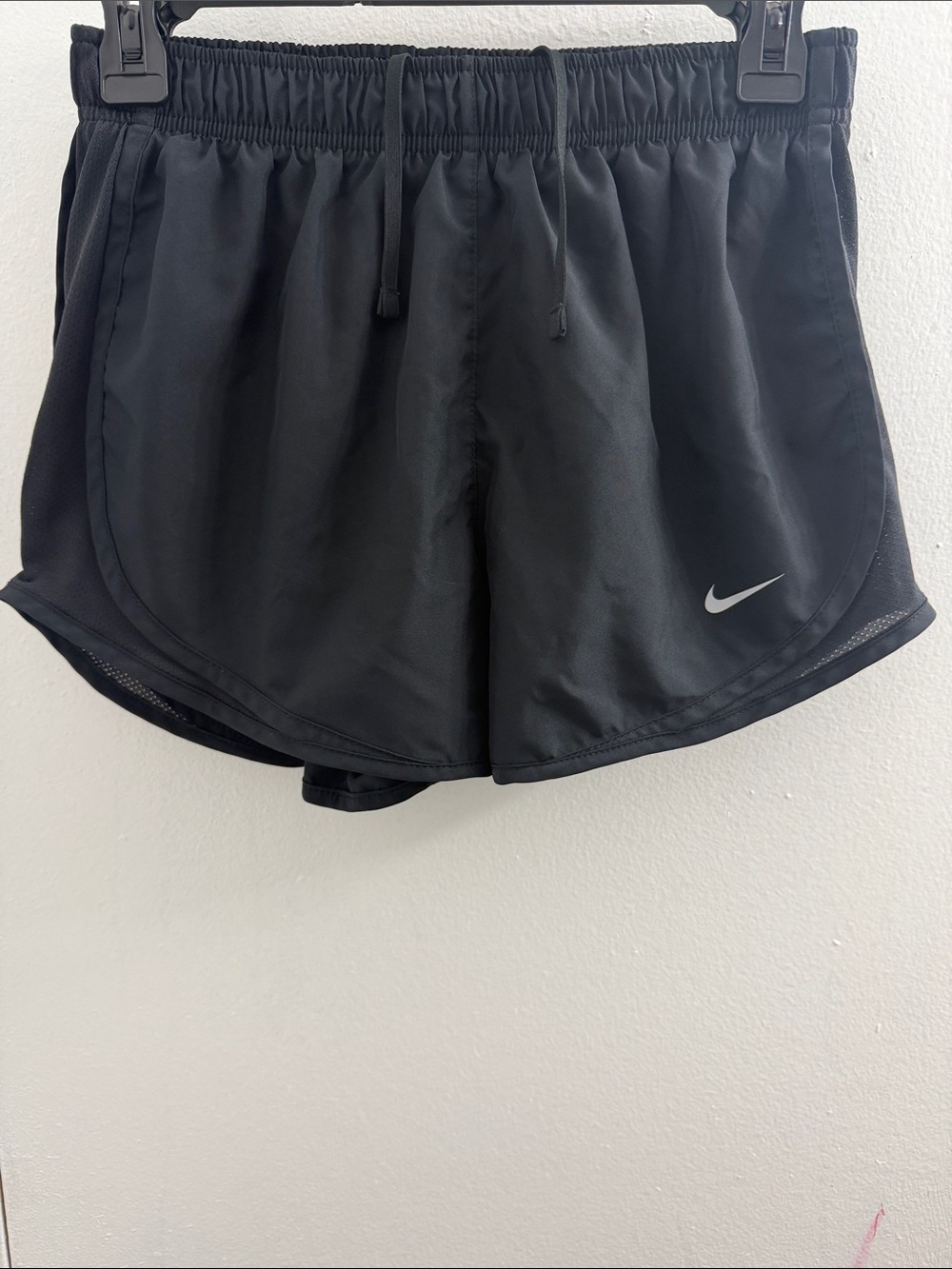 Nike Black Women's Athletic Shorts with Reflective Swoosh